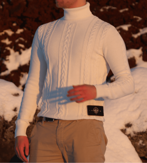 Cable-Knit Turtleneck - Image 4